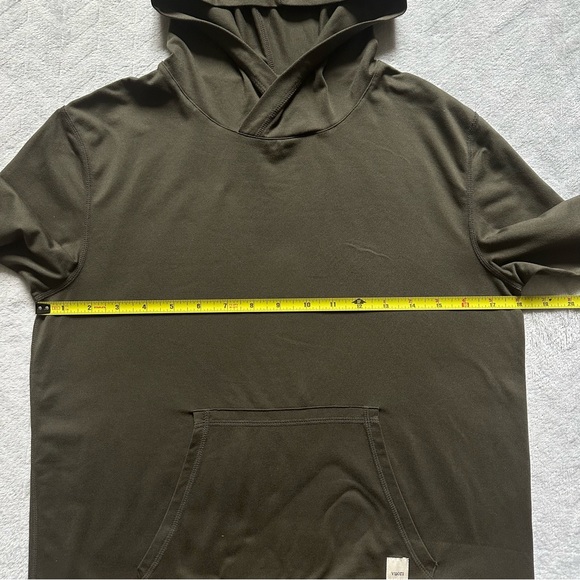 Vuori Halo Performance Pullover Hoodie Style #VW213 Olive Green Size XS - Picture 6 of 8
